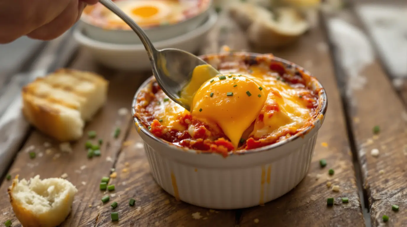C’est le plat que je fais quand je n’ai envie de rien préparer : œufs cocotte tomate-fromage en 12 min C’est le plat que je fais quand je n’ai envie de rien préparer : œufs cocotte tomate-fromage en 12 min