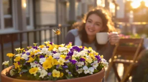 Cette mini fleur en pot attire les papillons et pousse vite : l’idéal pour transformer un petit balcon