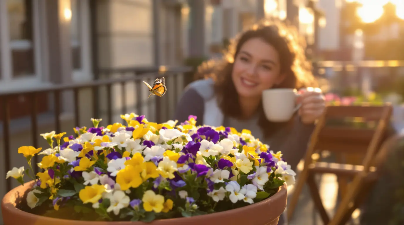 Cette mini fleur en pot attire les papillons et pousse vite : l’idéal pour transformer un petit balcon Cette mini fleur en pot attire les papillons et pousse vite : l’idéal pour transformer un petit balcon