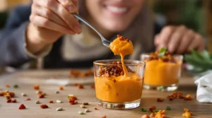 « Du goût, du goût, du goût » : la verrine carotte-chorizo qui met couleurs et saveurs à table