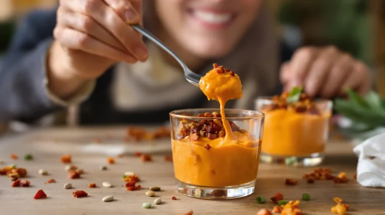 « Du goût, du goût, du goût » : la verrine carotte-chorizo qui met couleurs et saveurs à table « Du goût, du goût, du goût » : la verrine carotte-chorizo qui met couleurs et saveurs à table
