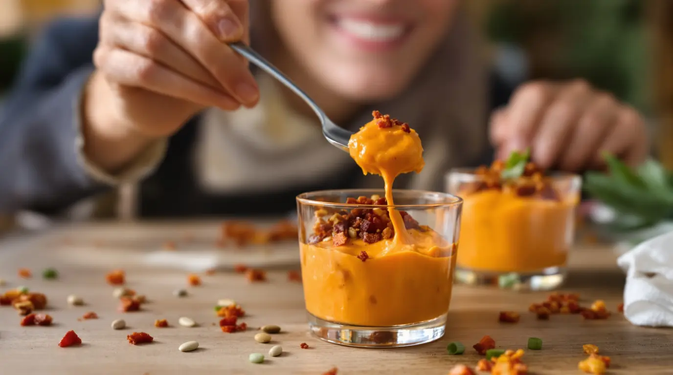 « Du goût, du goût, du goût » : la verrine carotte-chorizo qui met couleurs et saveurs à table « Du goût, du goût, du goût » : la verrine carotte-chorizo qui met couleurs et saveurs à table