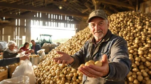 Pas-de-Calais : un agriculteur offre gratuitement ses pommes de terre invendues plutôt que les jeter