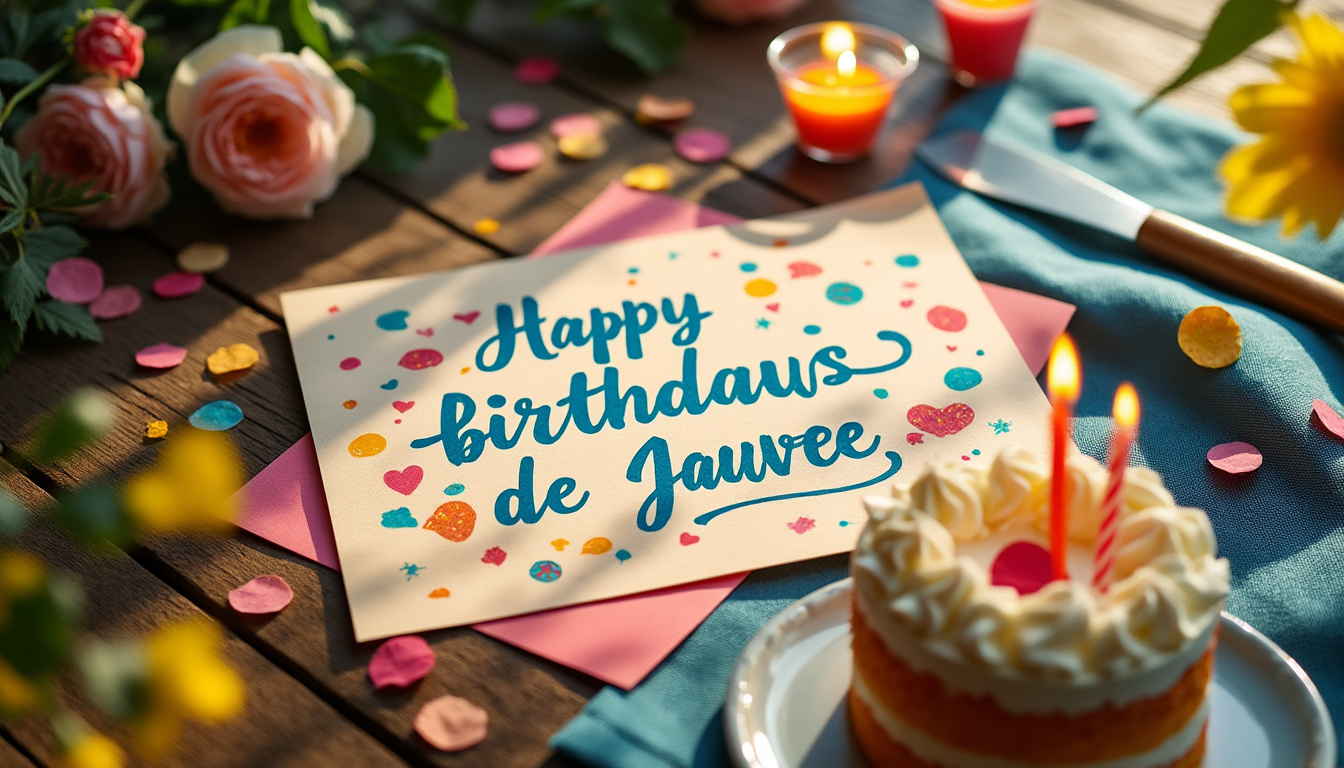 Message joyeux anniversaire : idées pour souhaiter avec originalité découvrez des idées originales et créatives pour souhaiter un joyeux anniversaire et rendre ce moment inoubliable.