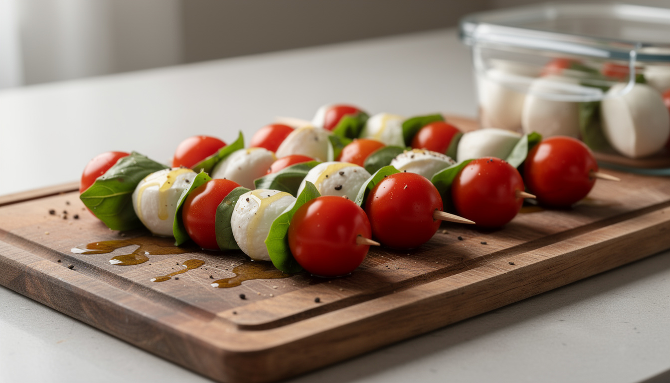 Comment préparer des brochettes tomate mozza la veille sans altérer la fraîcheur découvrez comment préparer des brochettes tomate mozza la veille tout en conservant toute leur fraîcheur, grâce à nos astuces simples et efficaces.