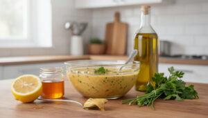 découvrez comment préparer une sauce salade sans vinaigre simple et savoureuse, idéale pour relever vos plats avec douceur et fraîcheur.