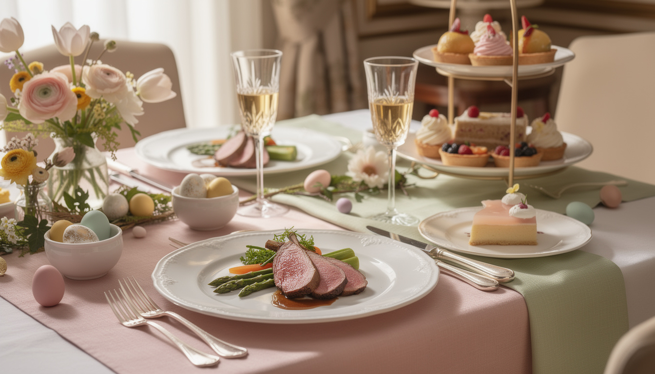 Menu de pâques gastronomique : idées raffinées pour un repas inoubliable découvrez notre menu de pâques gastronomique avec des idées raffinées pour préparer un repas inoubliable alliant saveurs élégantes et tradition festive.