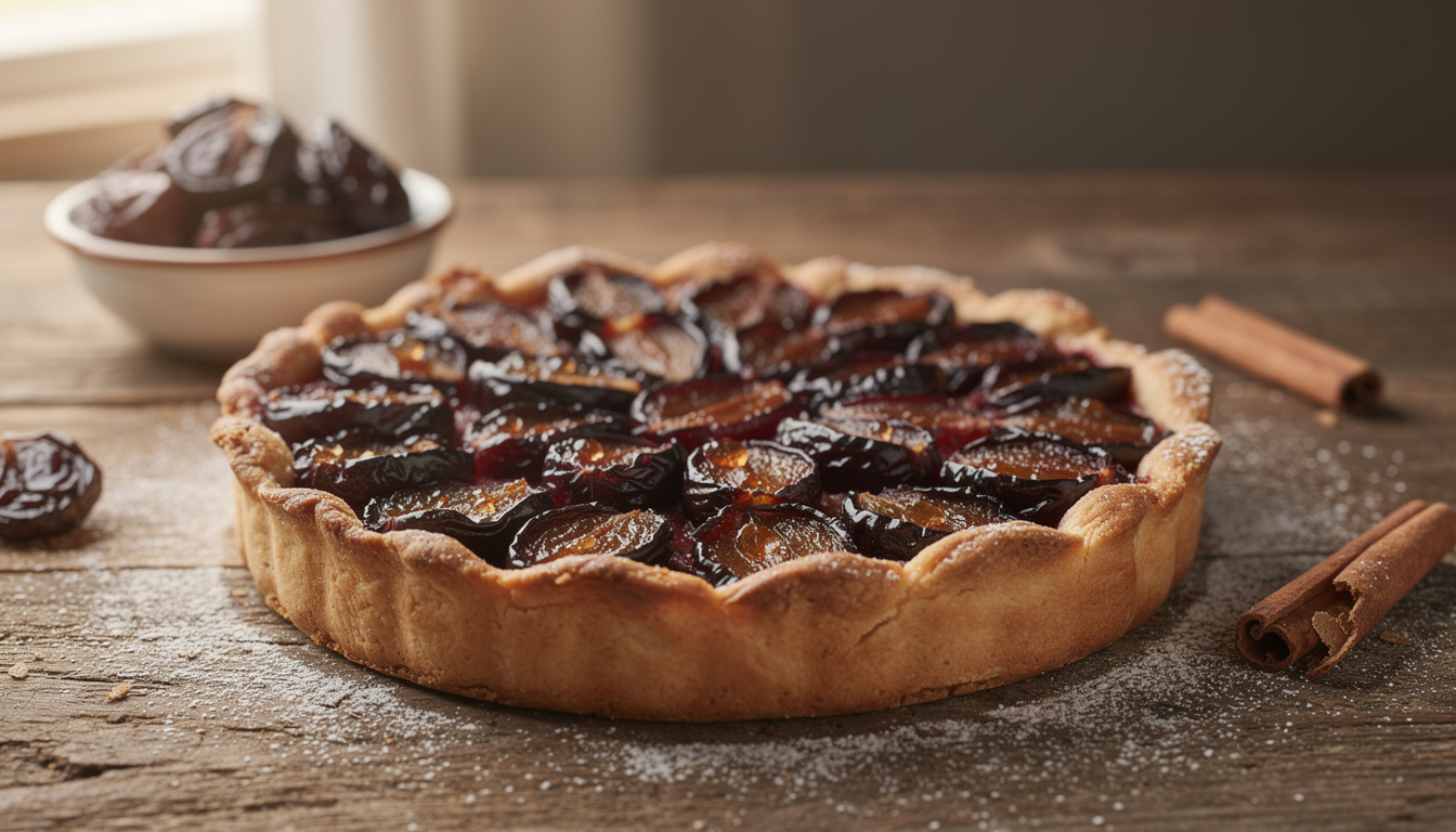 Tarte aux pruneaux recette de julie pour un dessert réussi découvrez la recette de la tarte aux pruneaux de julie, un dessert facile et délicieux pour régaler toute la famille.